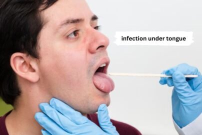 infection under tongue