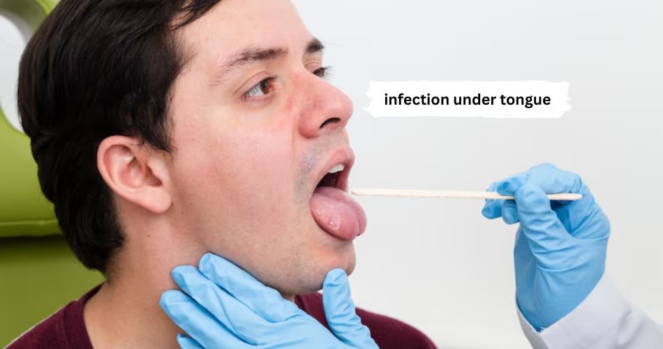 infection under tongue