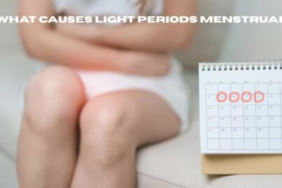 what causes light periods menstrual